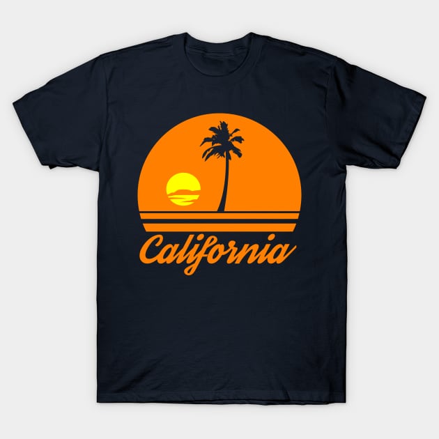 California sunset T-Shirt by Styleuniversal